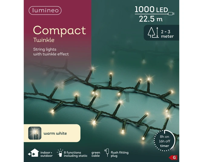 LED Compact Lights Outdoor 2250cm-1000L Warm white - image 6