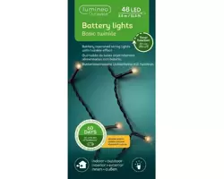 LED Durawise Basic Lights 350cm 48L | Classic Warm | 8-Function Twinkle Effect | Baterry-Operated | - image 2