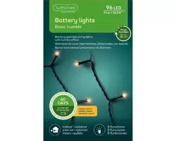 LED Durawise Basic Lights 710cm 96L | Classic Warm | 8-Function Twinkle Effect | Baterry-Operated | - image 2