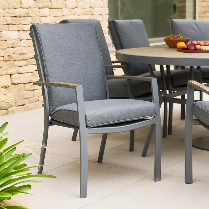 LeisureGrow Monza 8 Seater Dining Set with 3m Parasol - image 3