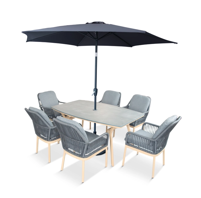 LeisureGrow Peru 6 Seater Dining Set - image 4