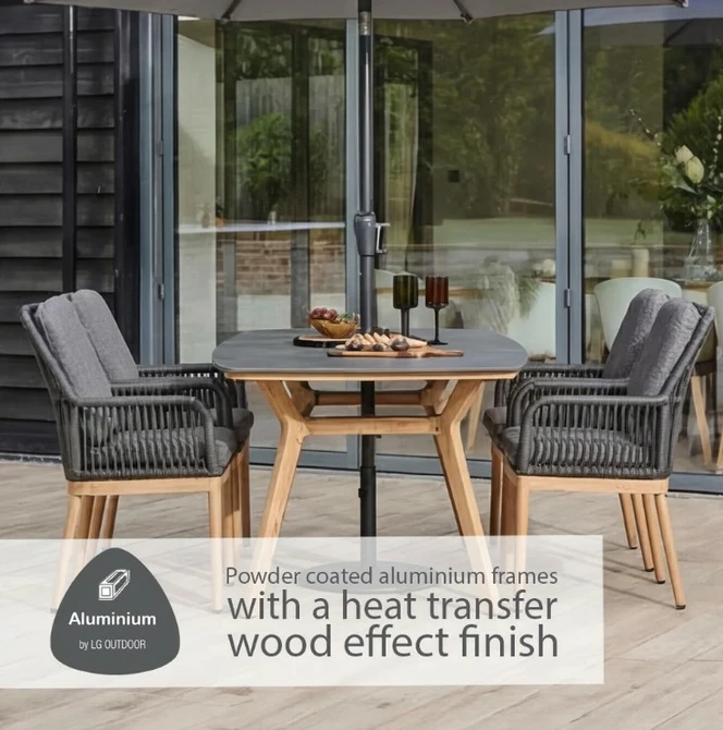 LeisureGrow Peru 6 Seater Dining Set - image 6