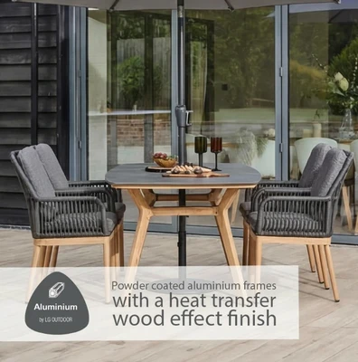 LeisureGrow Peru 6 Seater Dining Set - image 6