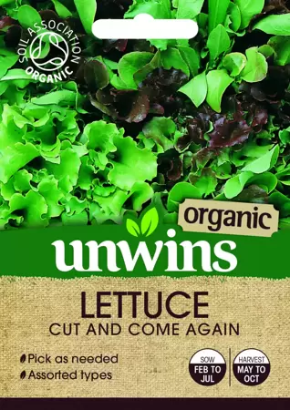 Lettuce (Leaves) Cut And Come Again (Organic) - image 1