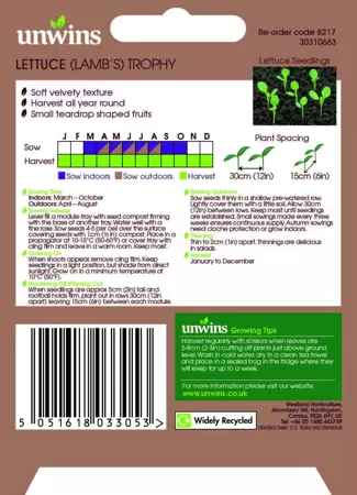 Lettuce (Leaves) Lamb's Trophy - image 2
