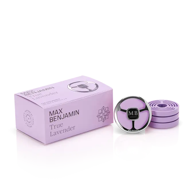 Max Benjamin Car Fragrance Gift Set True Lavender