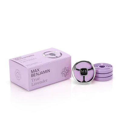 Max Benjamin Car Fragrance Gift Set True Lavender