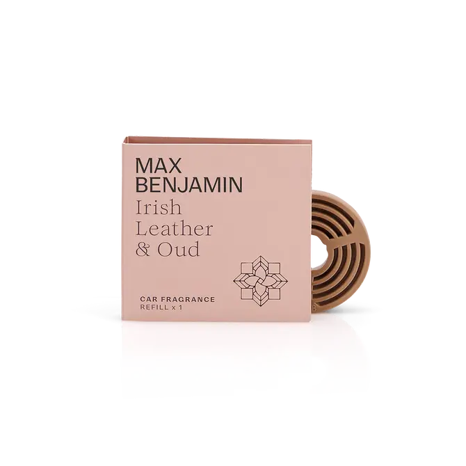 Max Benjamin Car Fragrance Refill Irish Leather & Oud