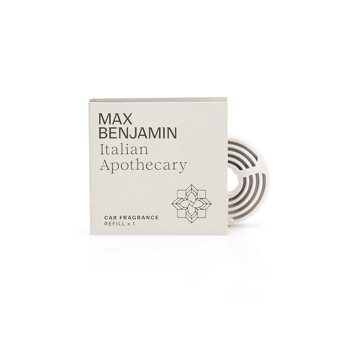 Max Benjamin Car Fragrance Refill Italian Apothecary