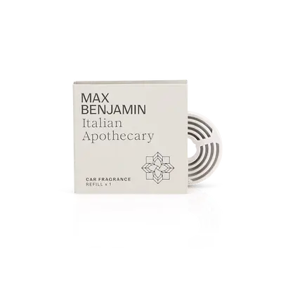 Max Benjamin Car Fragrance Refill Italian Apothecary