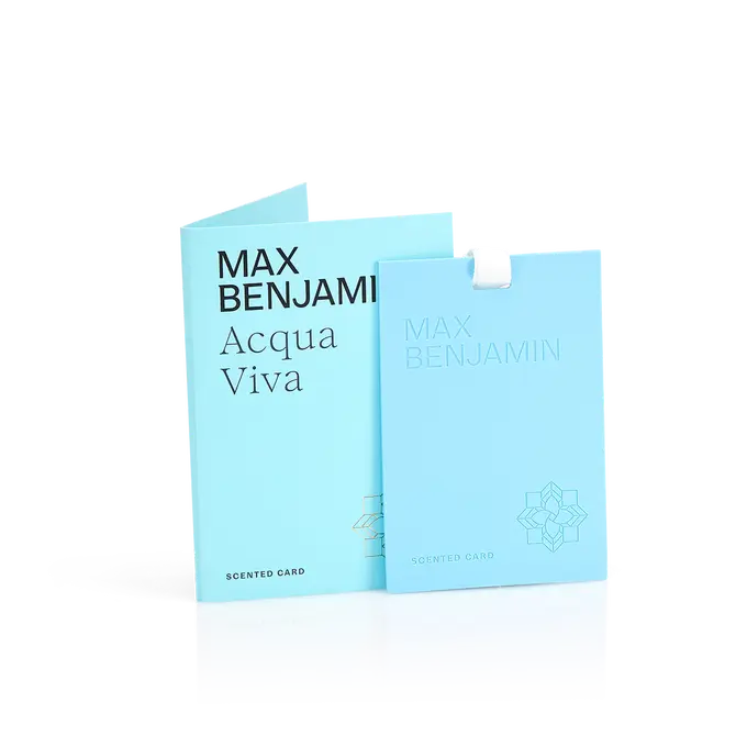 Max Benjamin Scented Card Acqua Viva