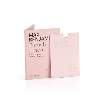 Max Benjamin Scented Card French Linen Water