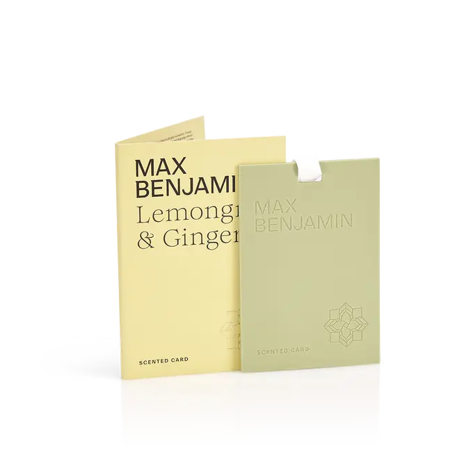 Max Benjamin Scented Card Lemongrass and Ginger