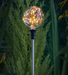 Modern Metallic Wire Stake Light