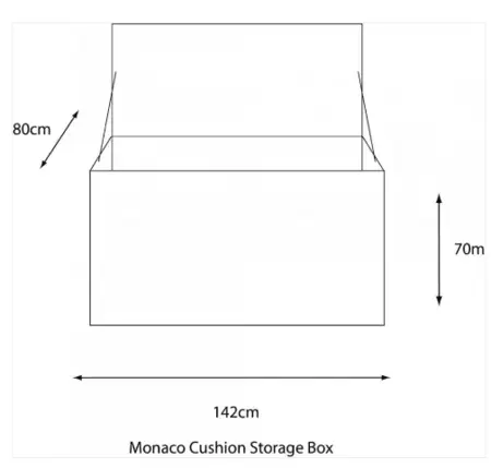 Monaco Cushion Box Grey - image 3