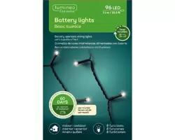 LED Durawise Basic Lights 710cm-96L| Warm White | 8-Function Twinkle Effect | Baterry-Operated  | Ou - image 2