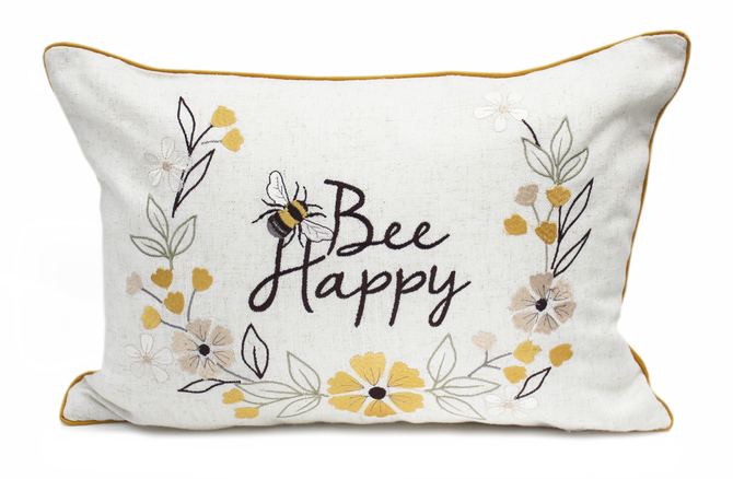 Peggy Wilkins Complete Cushion Happy Bee