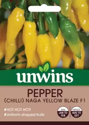 Pepper (Chilli) Naga Yellow Blaze F1 - image 1