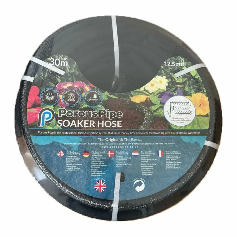 Porous Pipe 30M With Fittings Fernhill Garden Centre