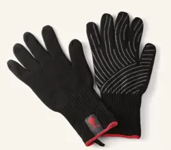Weber Premium Gloves, Size L/XL, black, heat resistant