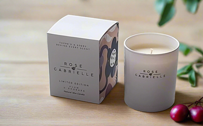 R&G Essentials Black Plum & Rhubarb Candle