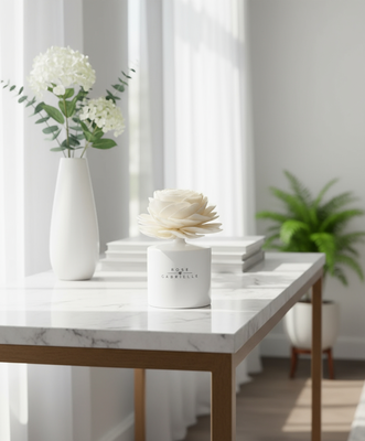 R&G Essentials Rocksalt & Driftwood Flower Diffuser