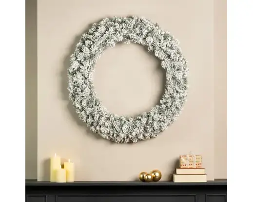 Snowy Imperial Wreath 90cm - image 1