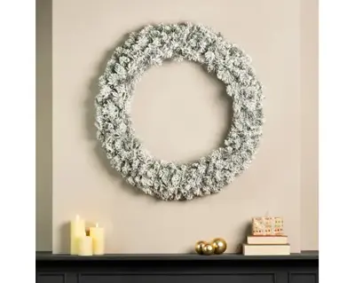 Snowy Imperial Wreath 90cm - image 1