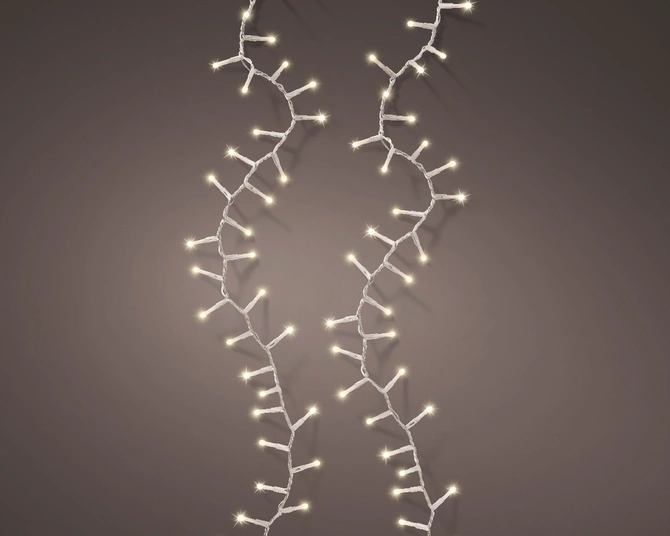 Soft Glow Twinkle 1000 LED String Lights Transparent/Warm White 22.5m - image 2
