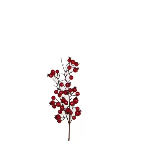 Stirling pine spray berries red - l33cm