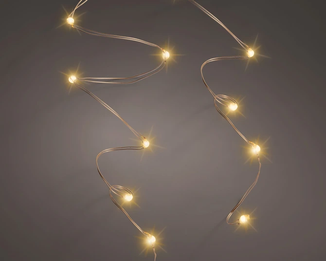 String Lights Micro 60 LED BO Indoor Copper Classic Warm L295cm