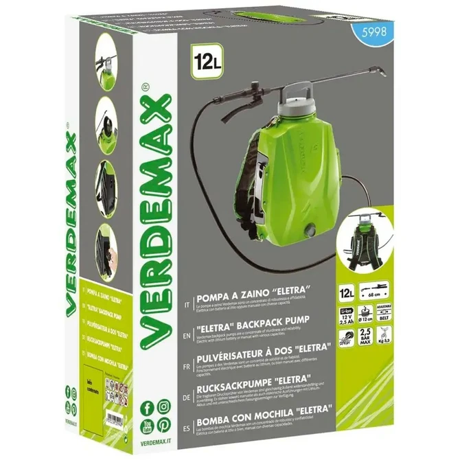 Verdemax 12L Battery Powered Knapsack - image 2