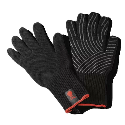 Weber Premium Gloves, Size L/XL, black, heat resistant