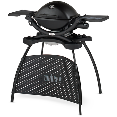 Weber Q1200 Black BBQ with Stand - image 2