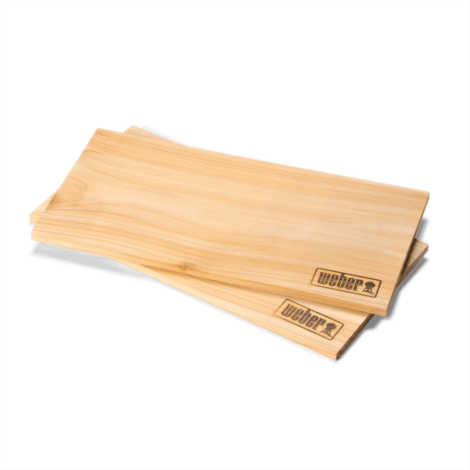 Weber Western Red Cedar Wood Planks Large 2 pieces