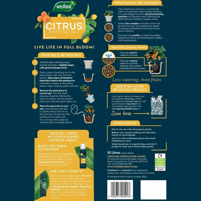 Westland Citrus Potting Mix Peat Free 10L - image 2