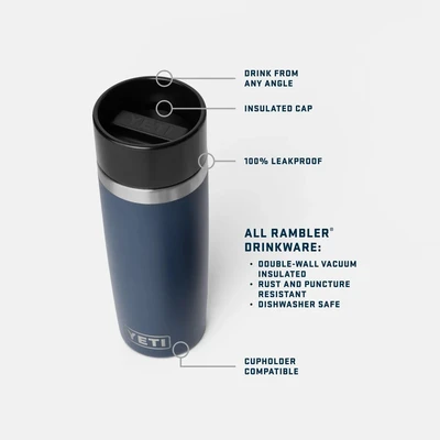 Yeti Rambler 16 Oz Travel Bottle Rescue Red - image 2
